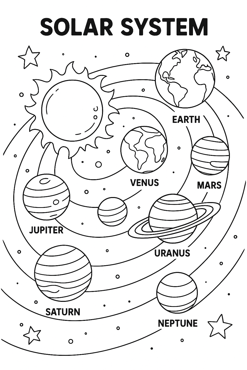 Astronomy coloring excersises סמל